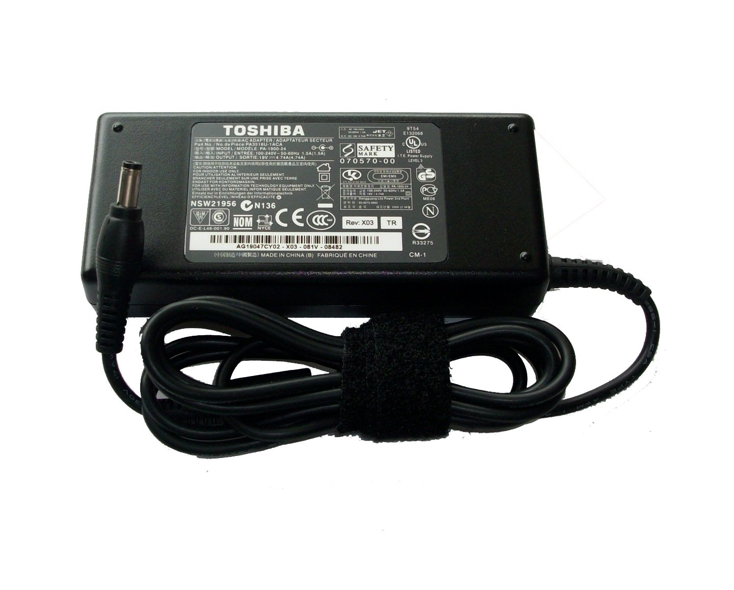 SẠC LAPTOP TOSHIBA 19V - 4.7 A